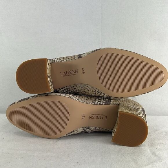 Lauren Ralph Lauren Wynne II Booties- Farro/FX Back Scale Python- Size 8.5M- NIB - Picture 6 of 7